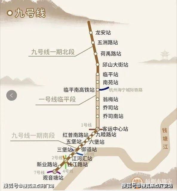 地铁9号线最新线路图，时代脉络与城市的跃迁印记